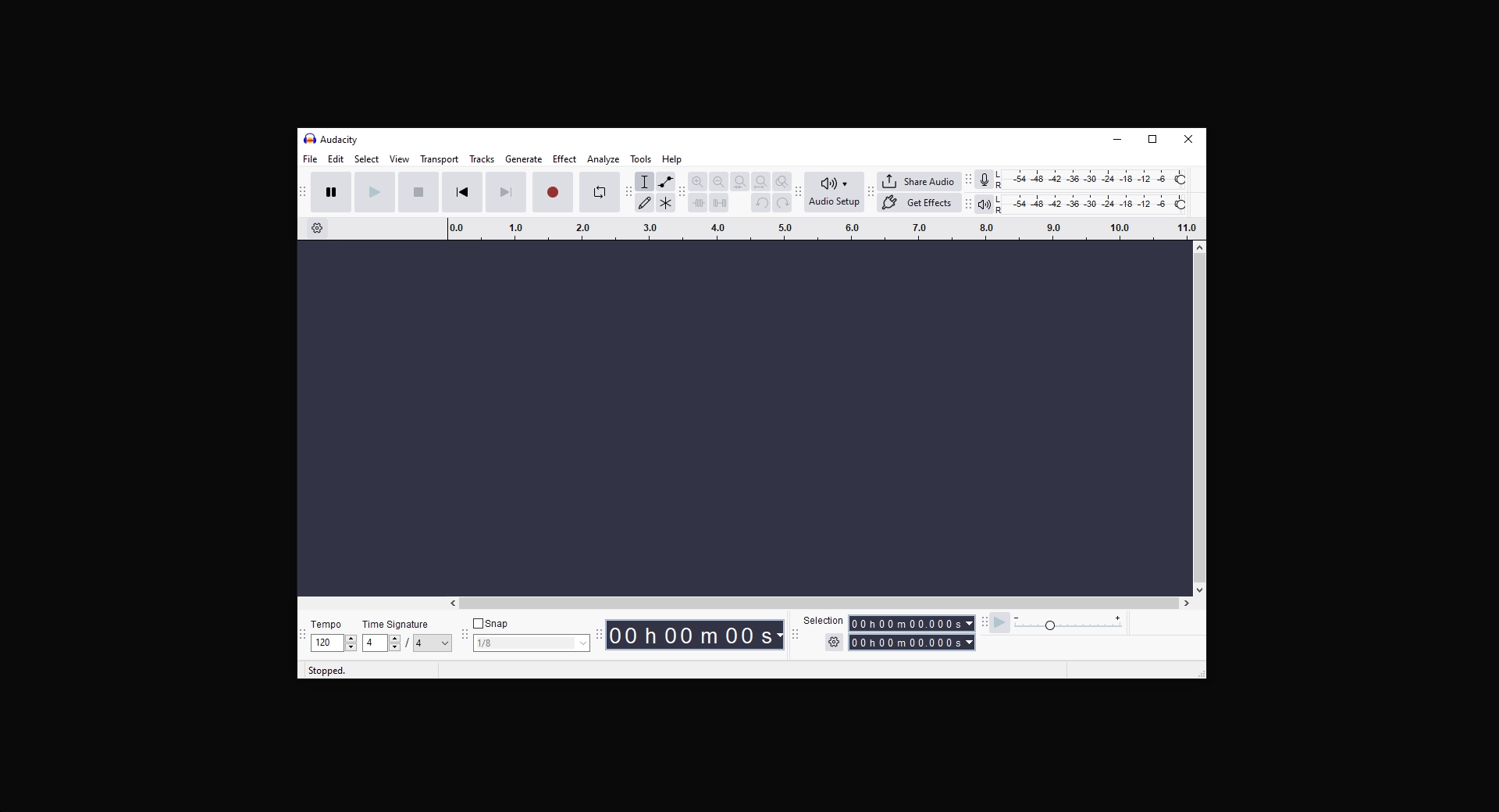 Screenshot Audacity 1