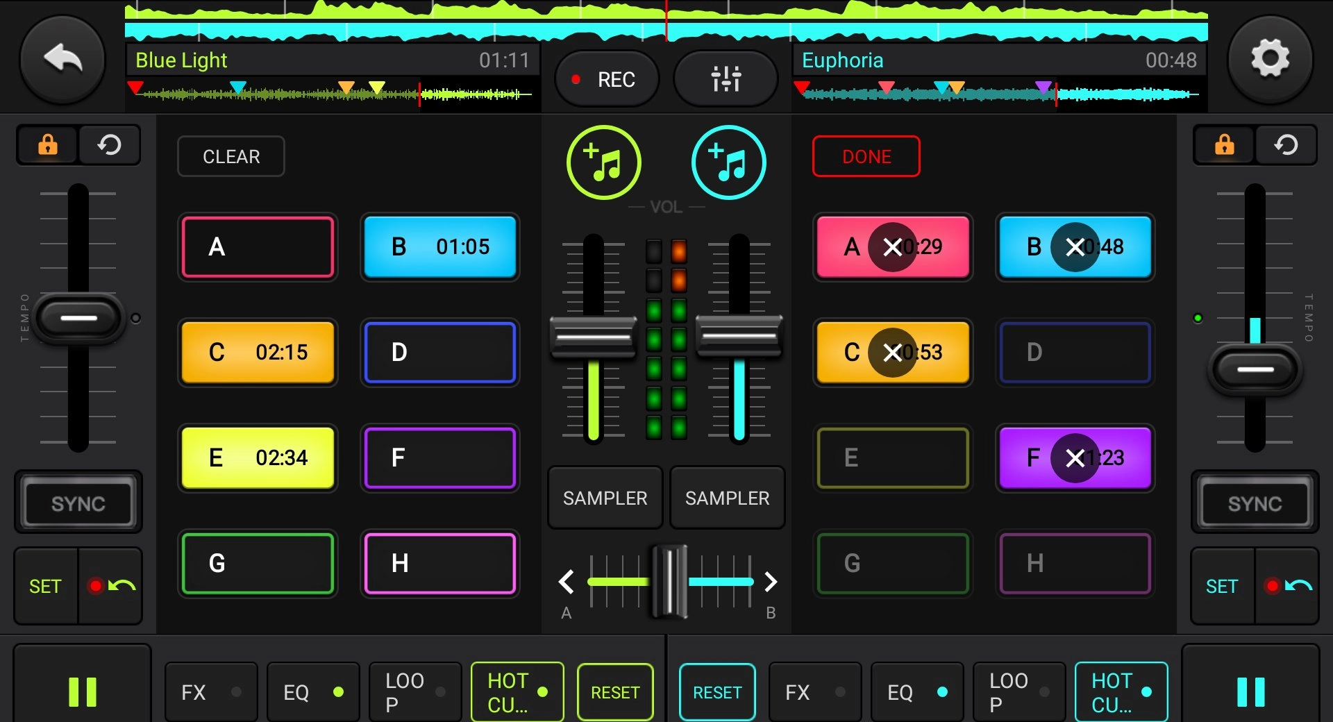 Screenshot DJ Mixer Express 1