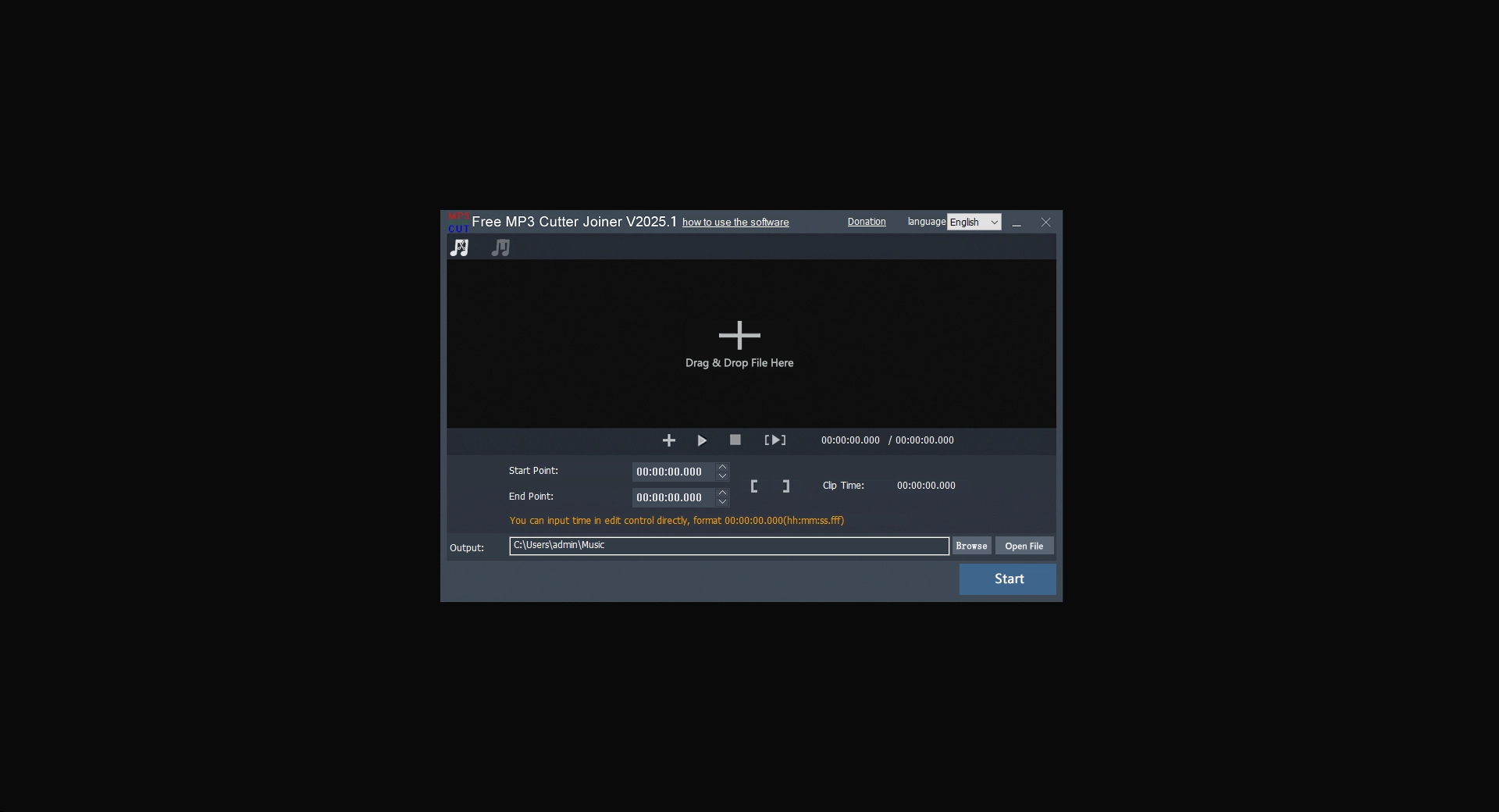Screenshot MP3 Cutter Joiner 1