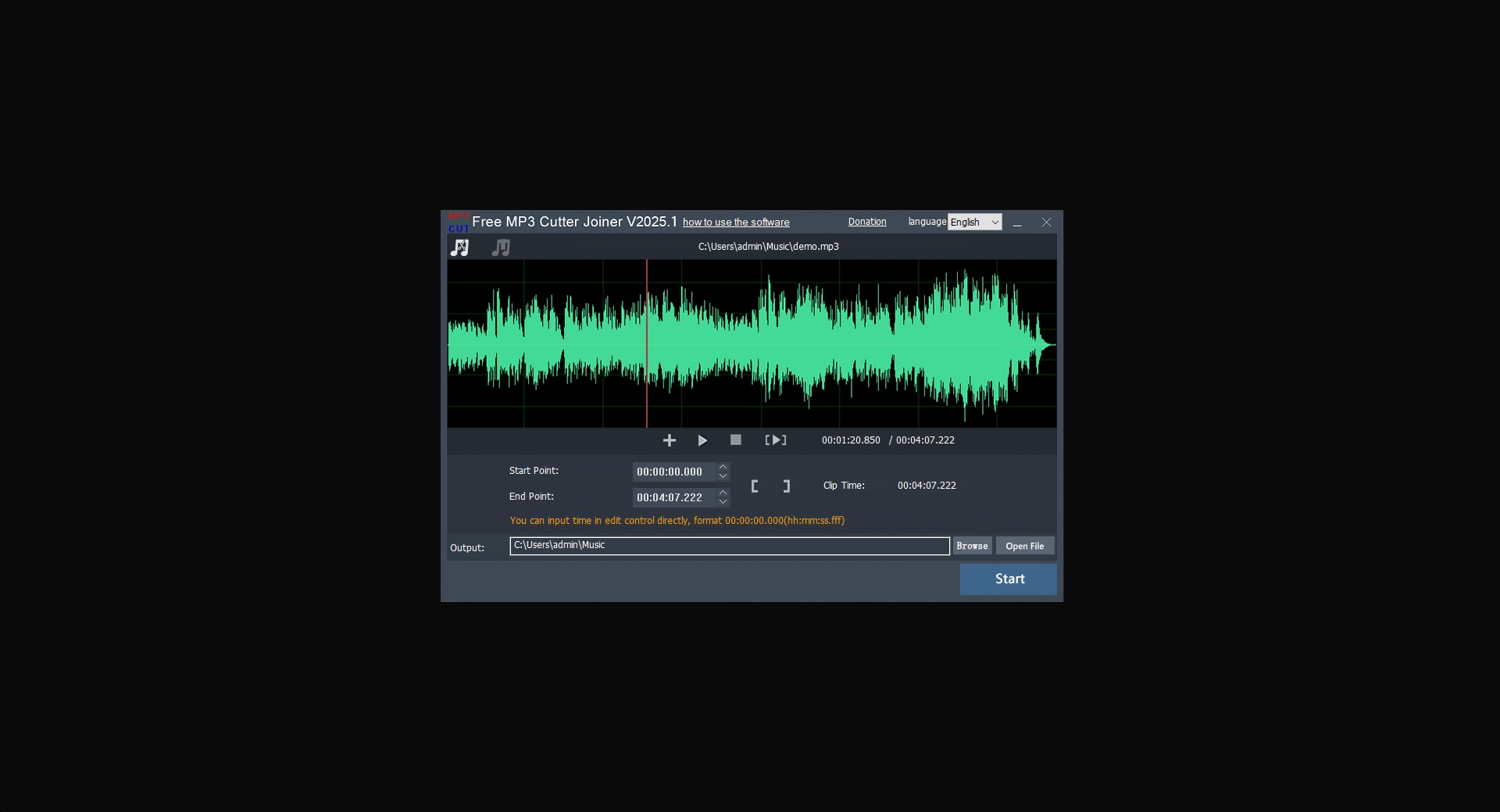 Screenshot MP3 Cutter Joiner 2
