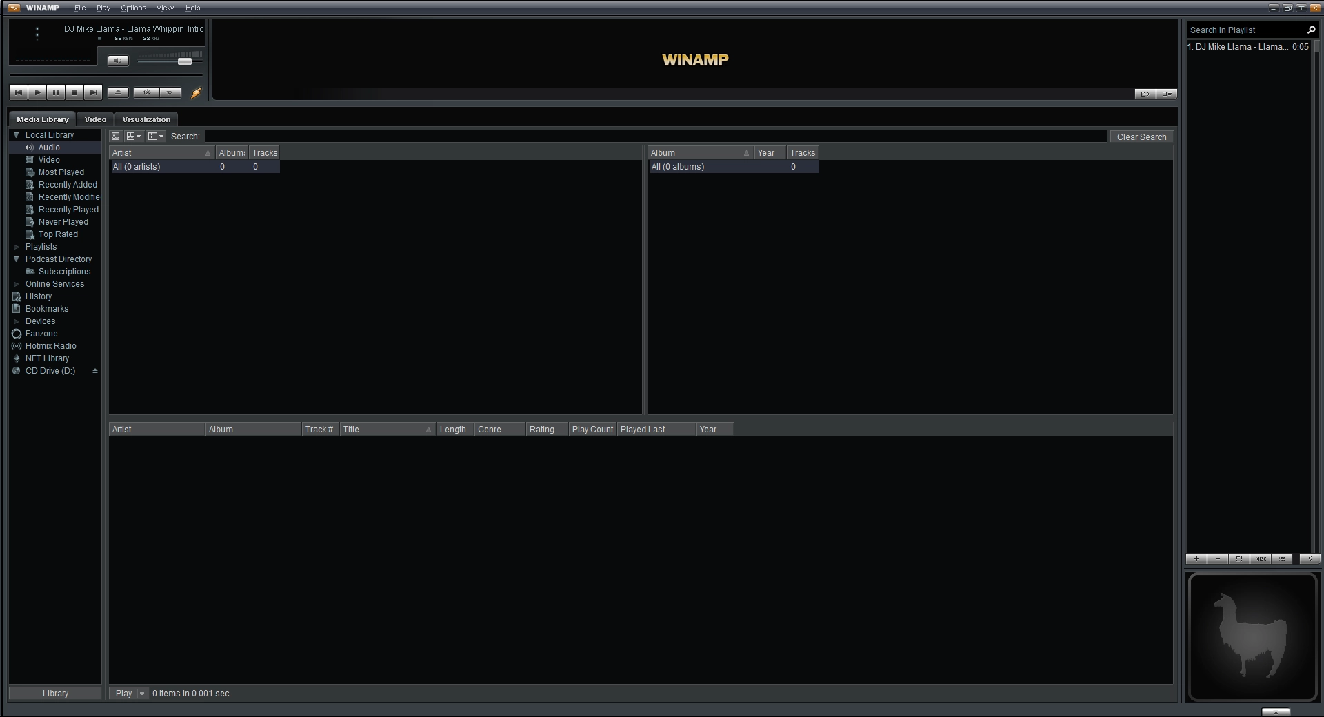 Screenshot Winamp 1